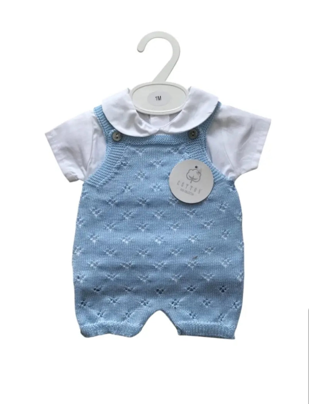 Ensemble bébé 2 pièces - Tricot doux - 1 mois